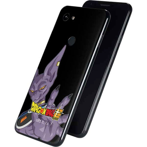 Dragon Ball Super Beerus Portrait Google Pixel 3a Skin